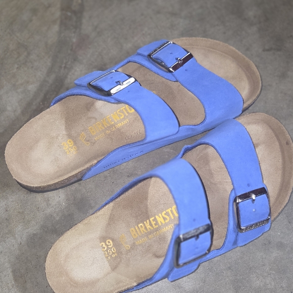Birkenstock Shoes - Birkenstock Azure Sandals with Shiny Buckles